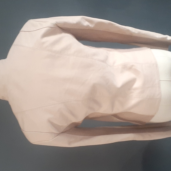 Free people women's vegan leather light pink bomber jacket size 6 - Picture 6 of 16